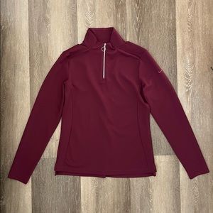 Nike Women’s Maroon Golf Quarter Zip - Size Small